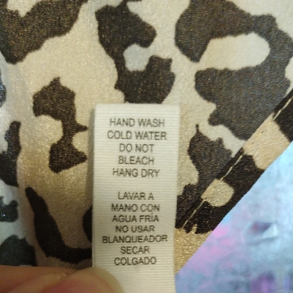 Ambiance Black and Cream Leopard Print Top - Picture 4 of 8